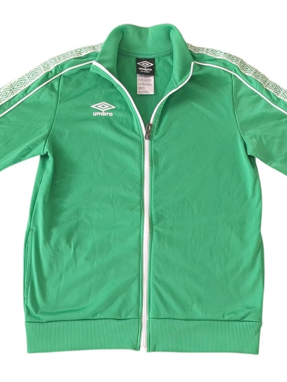 Boys Retro Vibe Umbro Track Jacket (Size L/14/16)